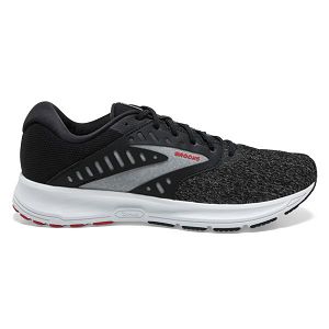 Brooks Range 2 Road Running Shoes - Mens, Black/White/Red | IE-OCR903451